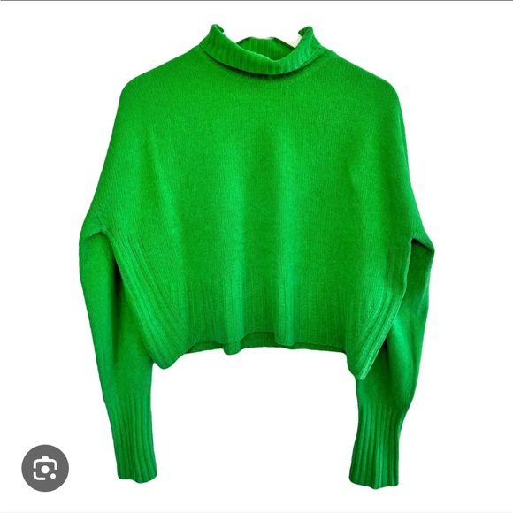 Paloma Wool Green Turtleneck Sweater - Picture 1 of 5